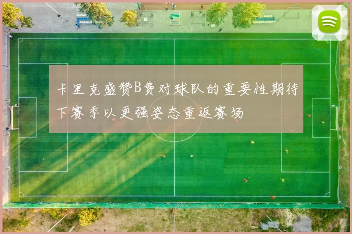 卡里克盛赞B费对球队的重要性期待下赛季以更强姿态重返赛场